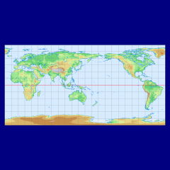 地図投影法学習のための地図画像素材集