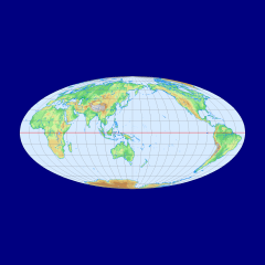 地図投影法学習のための地図画像素材集